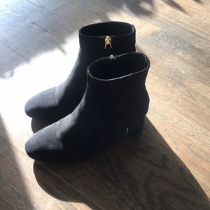 L.K. Bennett Simi bootie - black suede, size 35